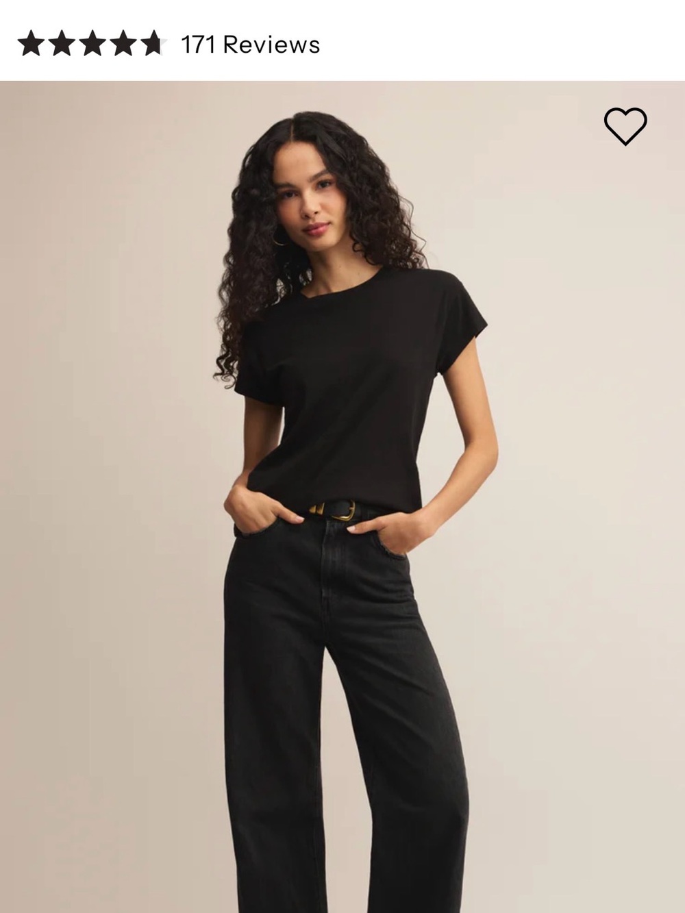 Z Supply Black Modern Slub Tee